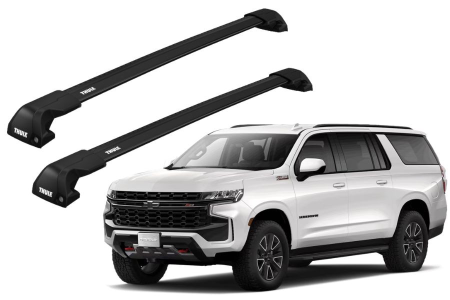 Barras THULE EDGE Flush para autos CHEVROLET Suburban desde 2021 negro