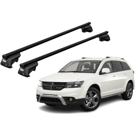 Barras THULE EVO SquareBar para autos DODGE Journey 2008 a 2011