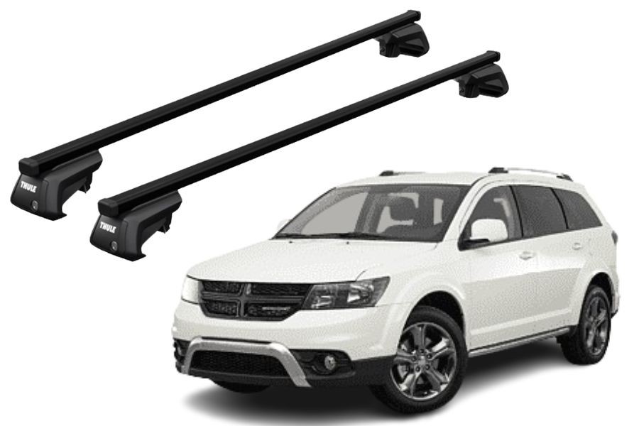 Barras THULE EVO SquareBar para autos DODGE Journey 2008 a 2011