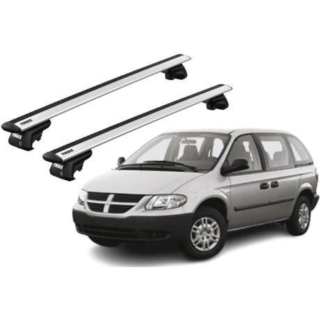 Barras THULE EVO WingBar para autos DODGE Caravan / Grand Caravan 1996 a 2005
