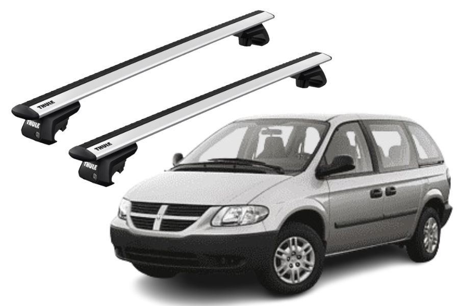 Barras THULE EVO WingBar para autos DODGE Caravan / Grand Caravan 1996 a 2005