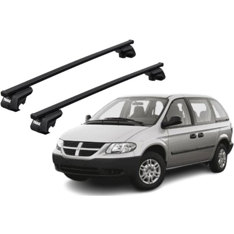 Barras THULE SmartRack XT para autos DODGE Caravan / Grand Caravan 1996 a 2005