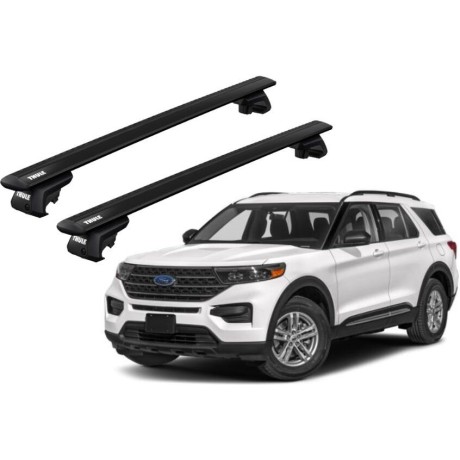 Barras THULE EVO WingBar para autos FORD Explorer desde 2020 negro