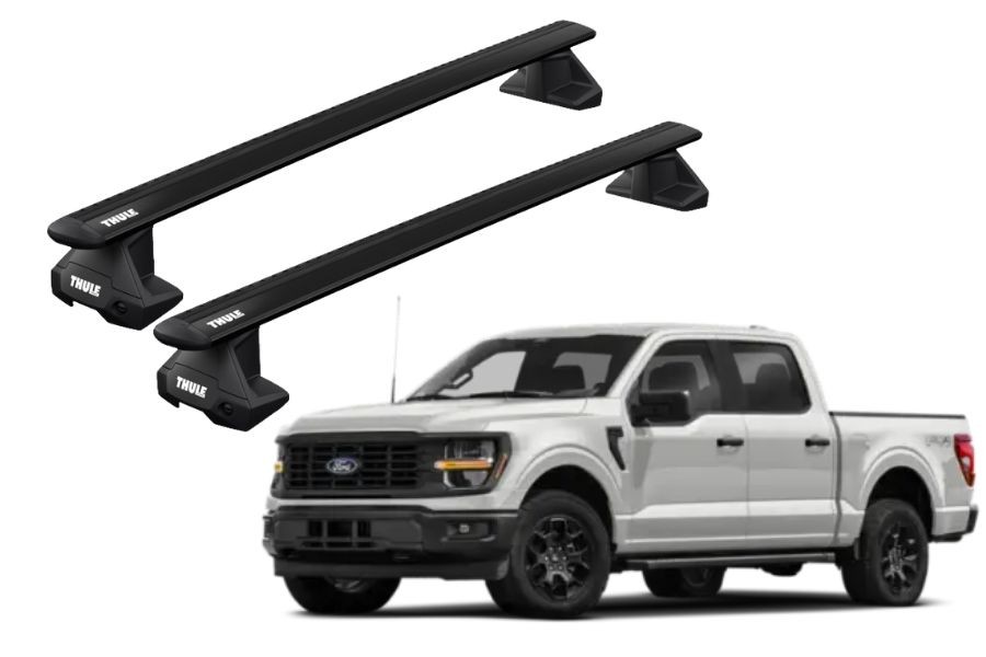 Barras THULE EVO WingBar para camioneta FORD F-150 desde 2015 a 2020 negro