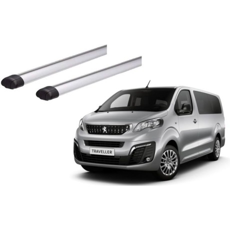 Barras THULE EVO AeroBar para Van PEUGEOT Traveller desde 2016 a 2024 negro