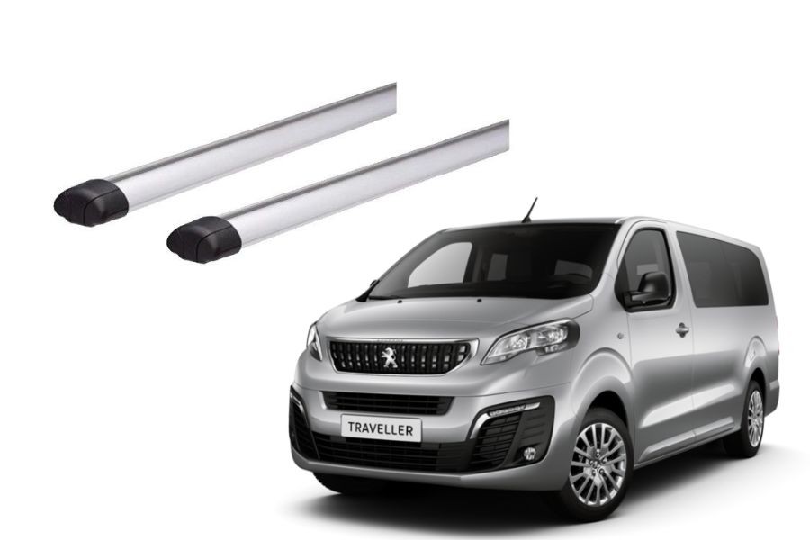 Barras THULE EVO AeroBar para Van PEUGEOT Traveller desde 2016 a 2024 negro