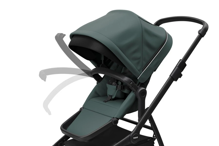 Coche Thule Sleek | Mallard Green on Black