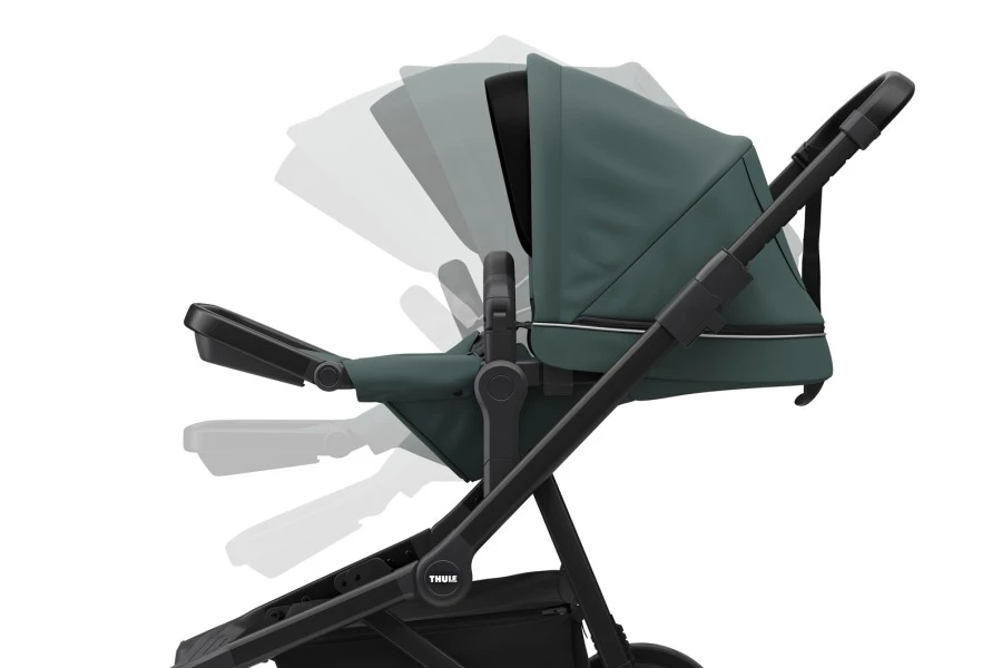 Coche Thule Sleek | Mallard Green on Black