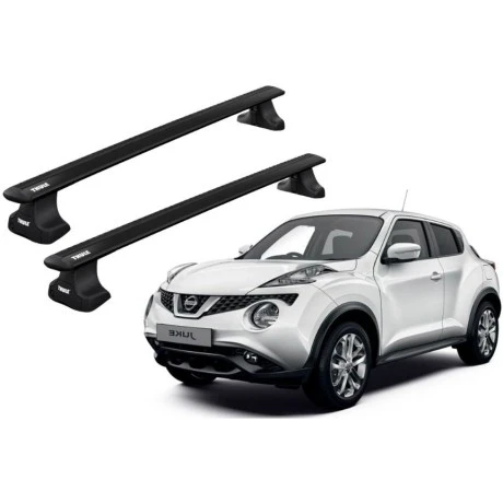 Barras THULE WingBar para autos NISSAN Juke 2010 a 2019 negro