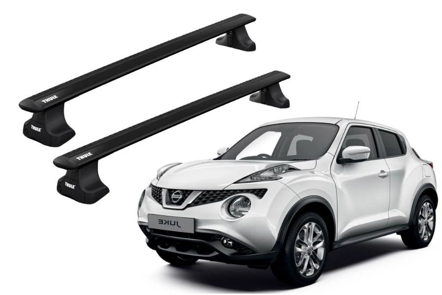 Barras THULE WingBar para autos NISSAN Juke 2010 a 2019 negro