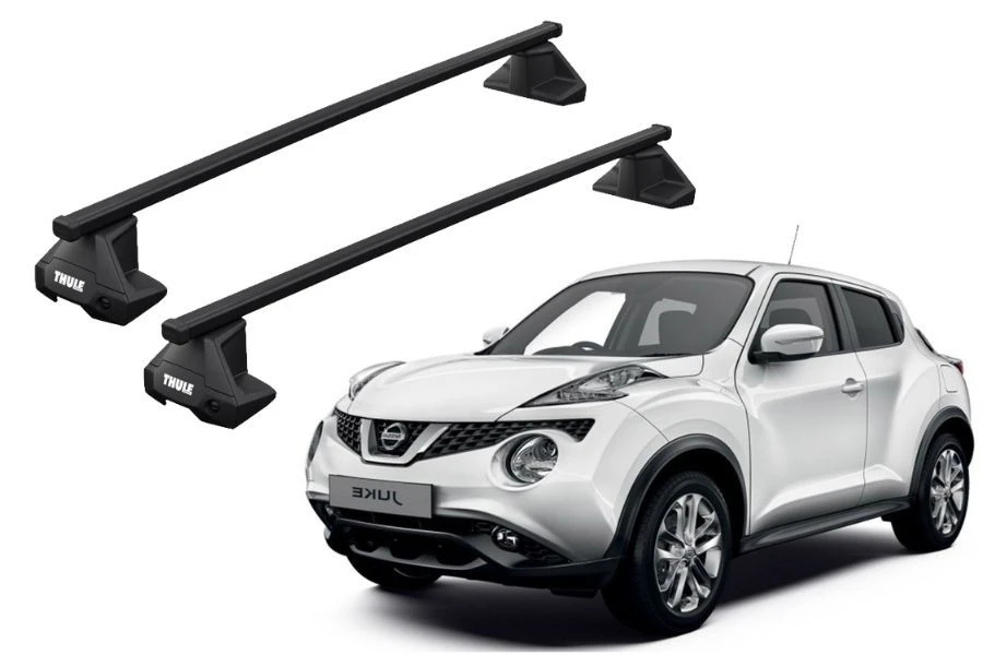 Barras THULE EVO SquareBar para autos NISSAN Juke 2010 a 2019