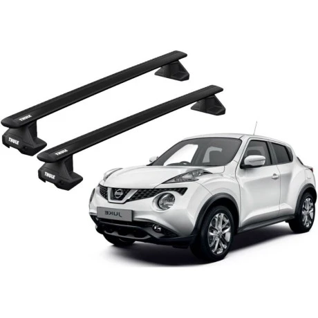Barras THULE EVO WingBar para autos NISSAN Juke 2010 a 2019 negro