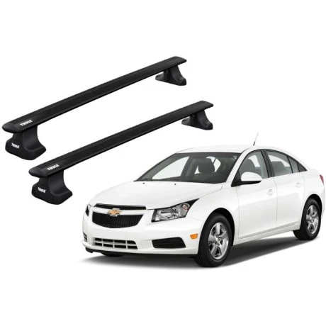 Barras THULE WingBar para autos CHEVROLET Cruze 2009 a 2015 negro