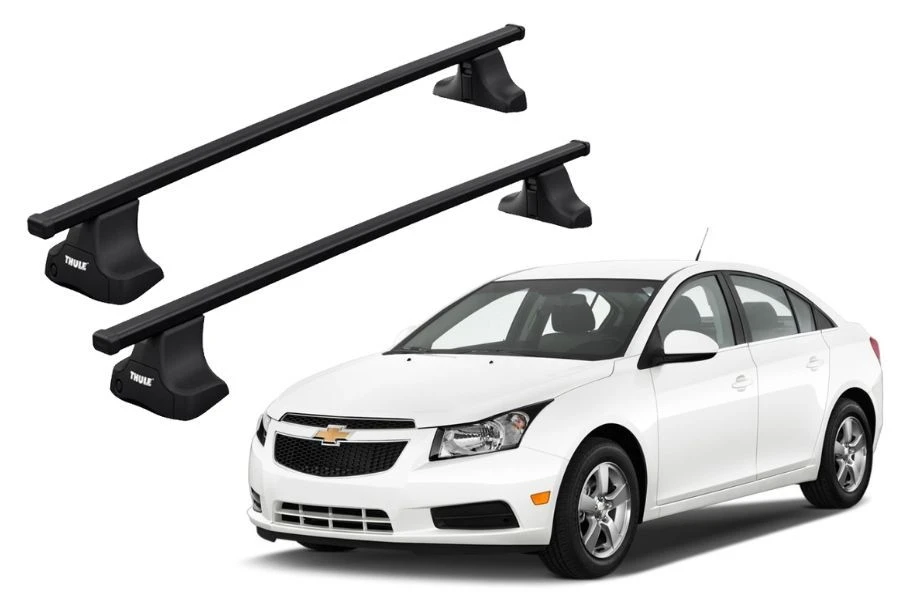 Barras THULE SquareBar para autos CHEVROLET Cruze 2009 a 2015