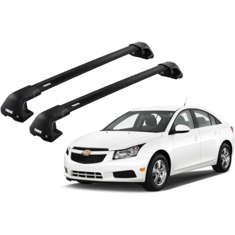 Barras THULE EDGE Flush para autos CHEVROLET Cruze 2009 a 2015 negro