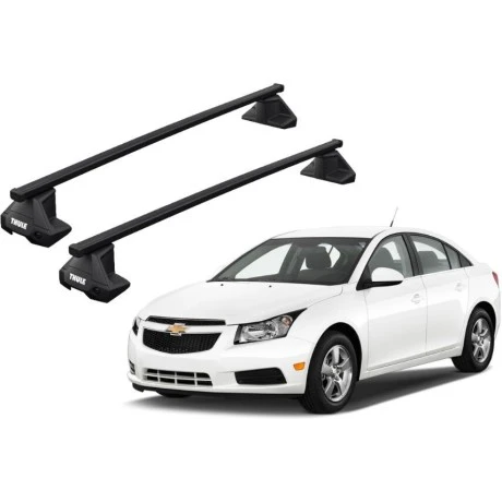 Barras THULE EVO SquareBar para autos CHEVROLET Cruze 2009 a 2015