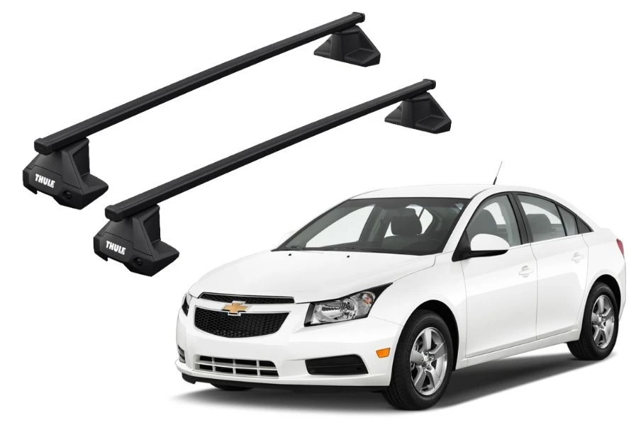 Barras THULE EVO SquareBar para autos CHEVROLET Cruze 2009 a 2015