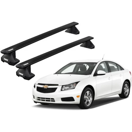 Barras THULE EVO WingBar para autos CHEVROLET Cruze 2009 a 2015 negro