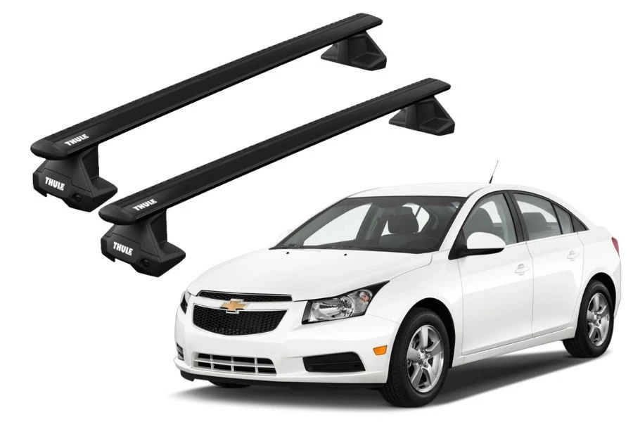 Barras THULE EVO WingBar para autos CHEVROLET Cruze 2009 a 2015 negro