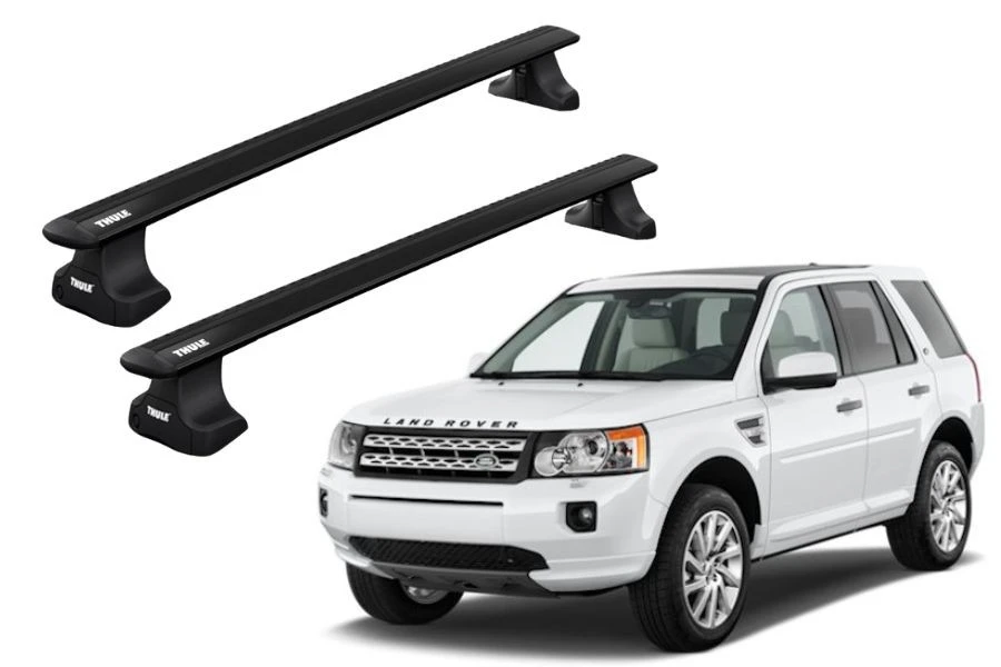 Barras THULE WingBar para autos LAND ROVER Freelander 2 del 2007 a 2014 negro