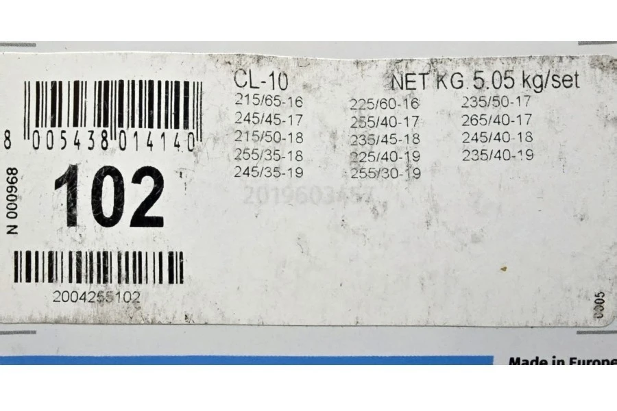 Cadenas para Nieve König CL-10 102