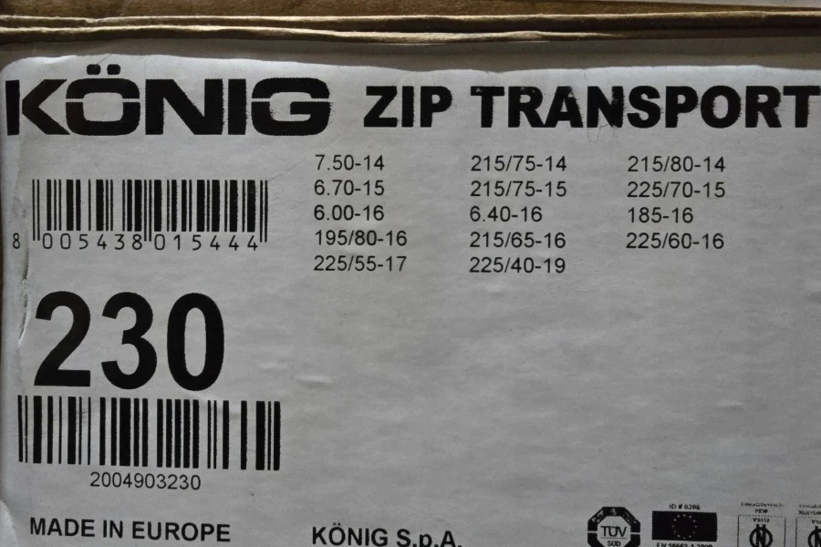 Cadenas para Nieve König ZIP Transp 16 230