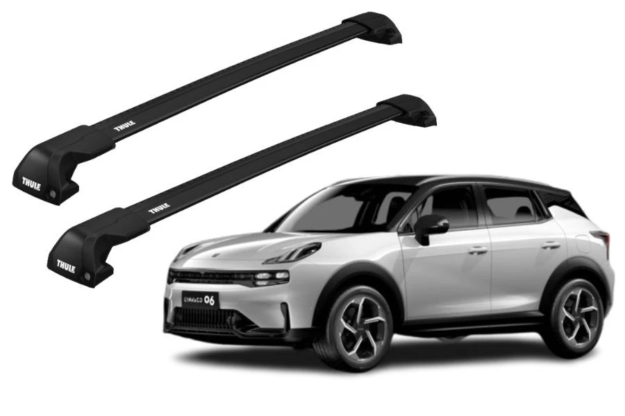 Barras THULE EDGE Flush para autos LYNK & CO 06 desde 2024 negro