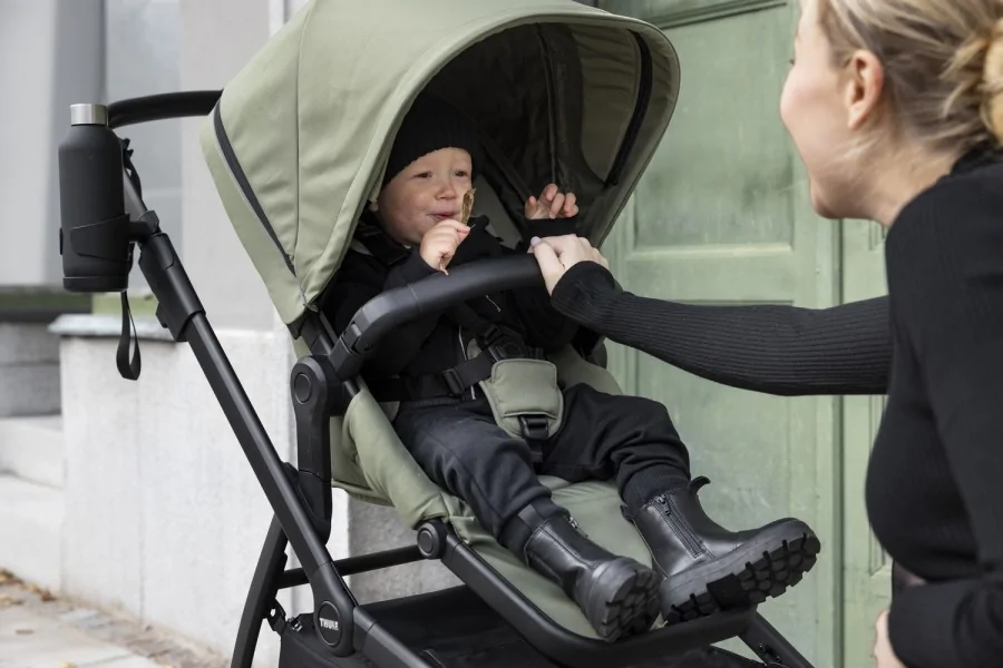 Pack Coche THULE Sleek + Sibling | Soft Green