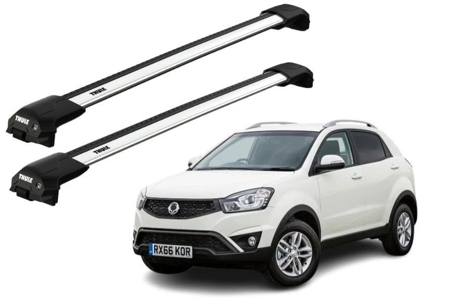 Barras THULE EDGE Flush para autos SSANGYONG Korando 2011 a 2019