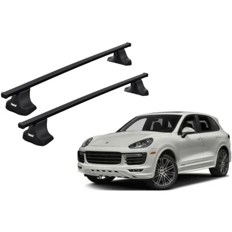 Barras THULE SquareBar para autos PORSCHE Cayenne desde 2010 - 2017