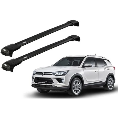 Barras THULE EDGE Flush para autos MITSUBISHI XPANDER CROSS desde 2019 - 2021 negro