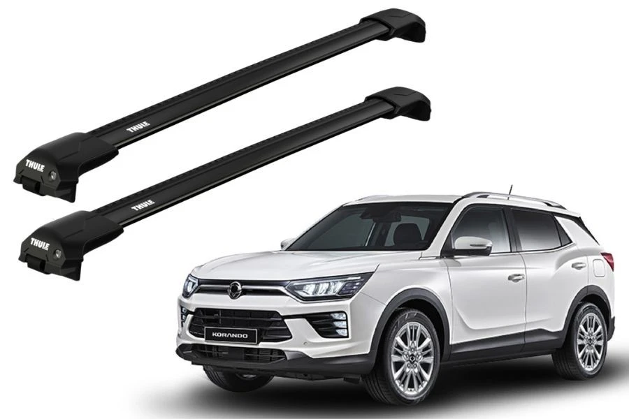 Barras THULE EDGE Flush para autos MITSUBISHI XPANDER CROSS desde 2019 - 2021 negro