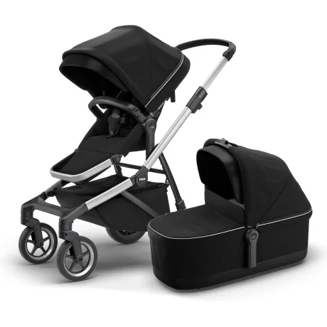 Pack Coche THULE Sleek + Bassinet | Black