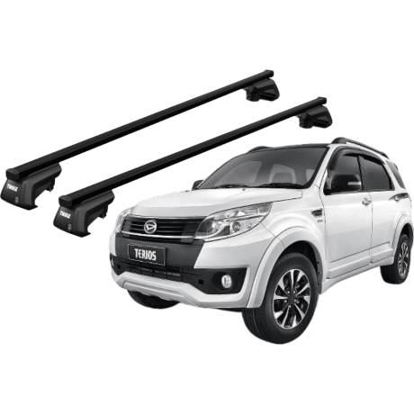 Barras THULE EVO SquareBar para autos DAIHATSU Terios 2006 a 2017