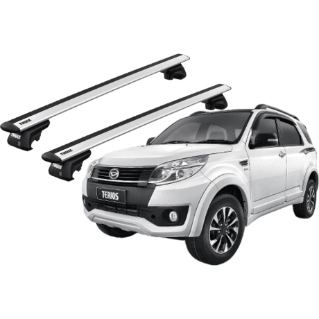 Barras THULE EVO WingBar para autos DAIHATSU Terios 2006 a 2017
