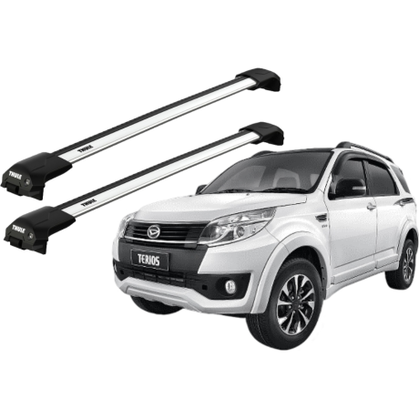 Barras THULE EDGE Flush para autos DAIHATSU Terios 2006 a 2017