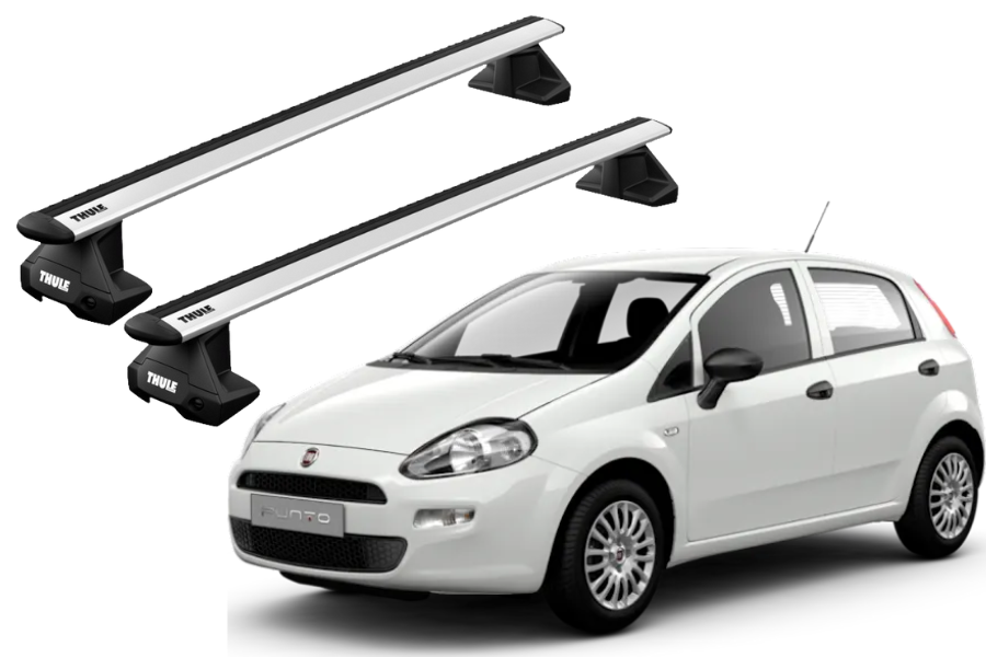 Barras THULE EVO WingBar para autos FIAT Grande Punto 2005 a 2012