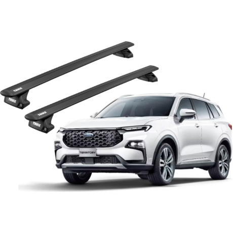 Barras THULE EVO WingBar para autos FORD Territory desde 2024 negro