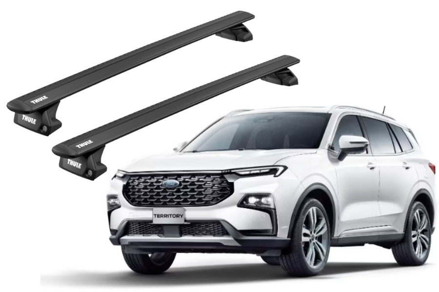 Barras THULE EVO WingBar para autos FORD Territory desde 2024 negro