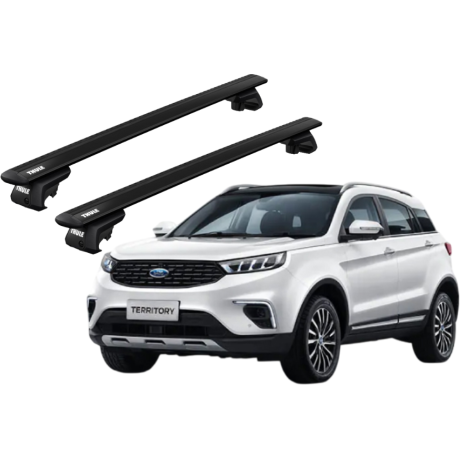 Barras THULE EVO WingBar para autos FORD Territory desde 2020 - 2023 negro