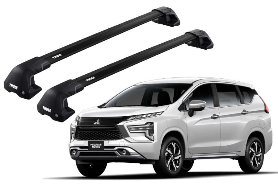 Barras THULE EDGE Flush para autos MITSUBISHI Xpander desde 2019 negro