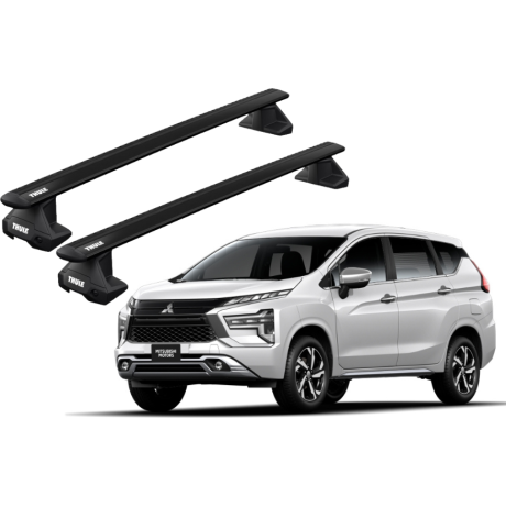 Barras THULE EVO WingBar para autos MITSUBISHI Xpander desde 2019 negro