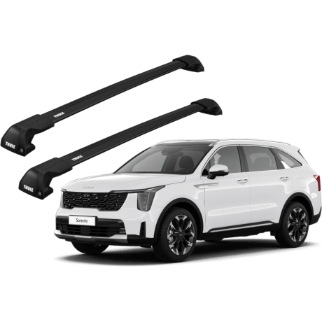 Barras THULE EDGE Flush para autos KIA Sorento desde 2021 negro