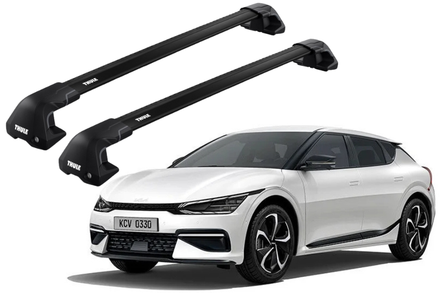 Barras THULE EDGE Flush para autos KIA EV6 desde 2021 negro