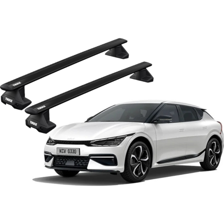 Barras THULE EVO WingBar para autos KIA EV6 desde 2021 negro