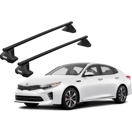 Barras THULE EVO SquareBar para autos KIA Optima desde 2016 - 2020