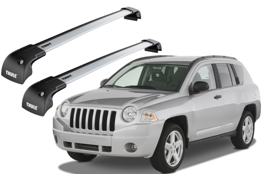 Barras THULE EDGE para autos JEEP Compass 2007 a 2010