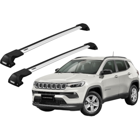 Barras THULE EDGE Flush para autos JEEP Compass desde 2017
