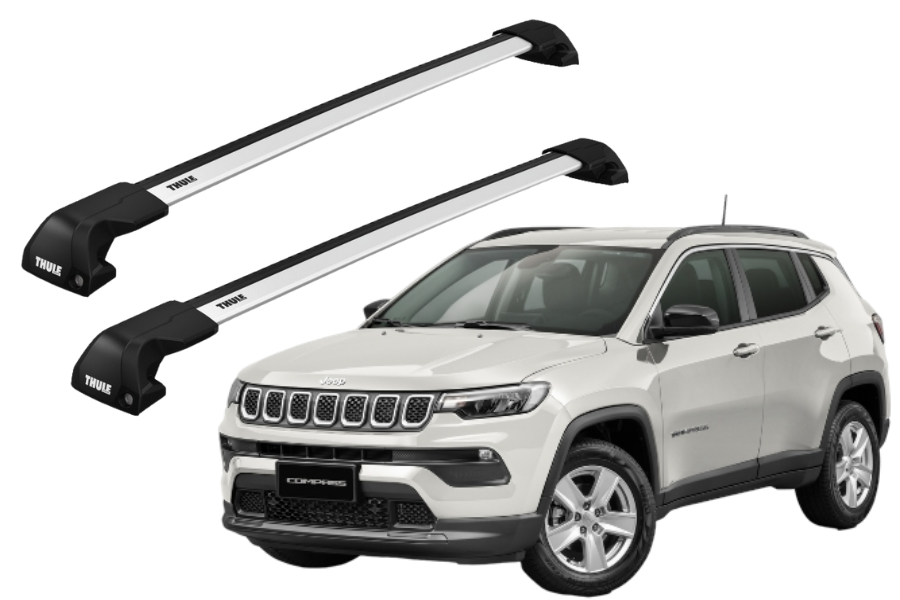 Barras THULE EDGE Flush para autos JEEP Compass desde 2017