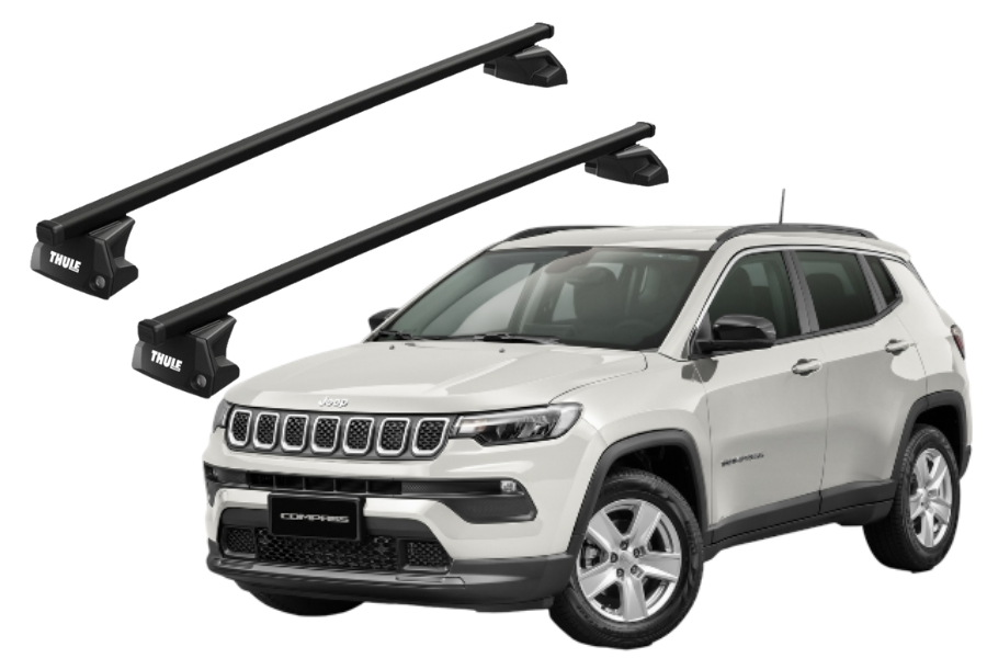 Barras THULE EVO SquareBar para autos JEEP Compass desde 2017